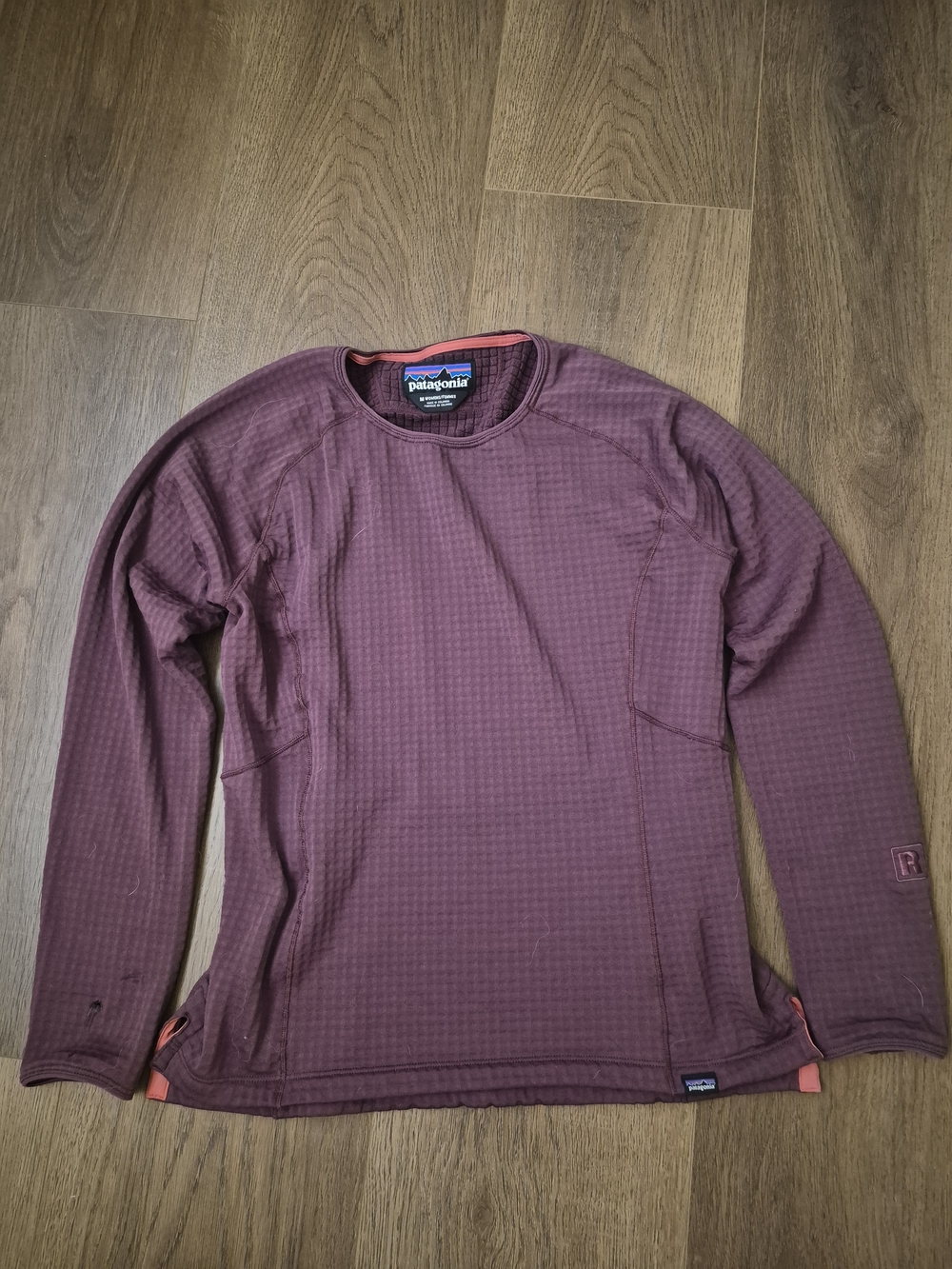 Patagonia R1 Women's Long Sleeve Base Layer - Burgundy